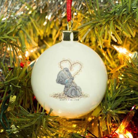 Personalised Me to You Heart Shape Lights Bauble Extra Image 2